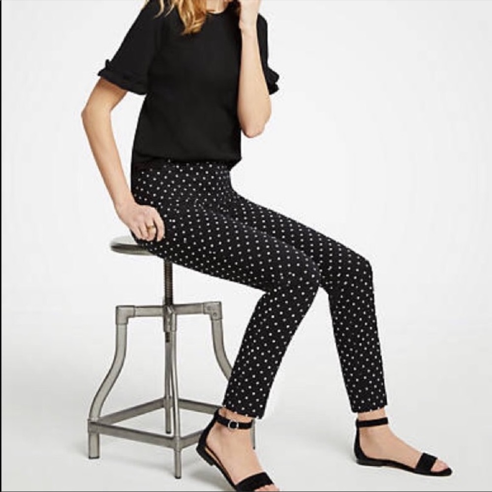 14 Black and White Polka Dot Ralph Lauren Pants